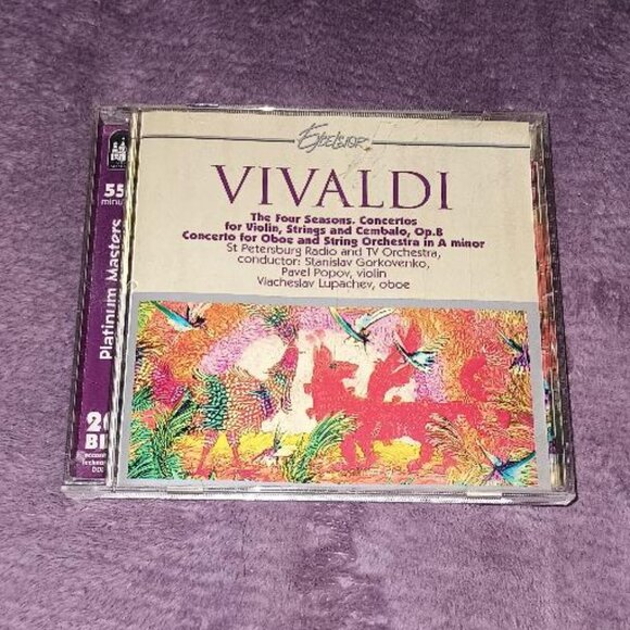 Vivaldi CD Four Seasons Concertos Violins Strings A Minor Classical Music - Picture 1 of 2